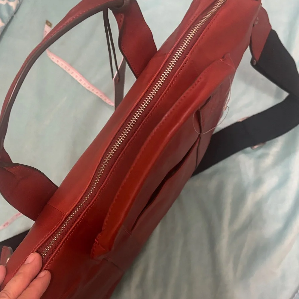 The Jack Spade Mill Leather Davis Brief /messengerbag
